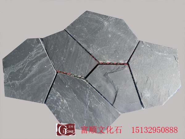 18Black SLATE with ice cracks